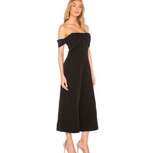 NWT Keepsake Black Shooting Star Jumpsuit Wide Leg